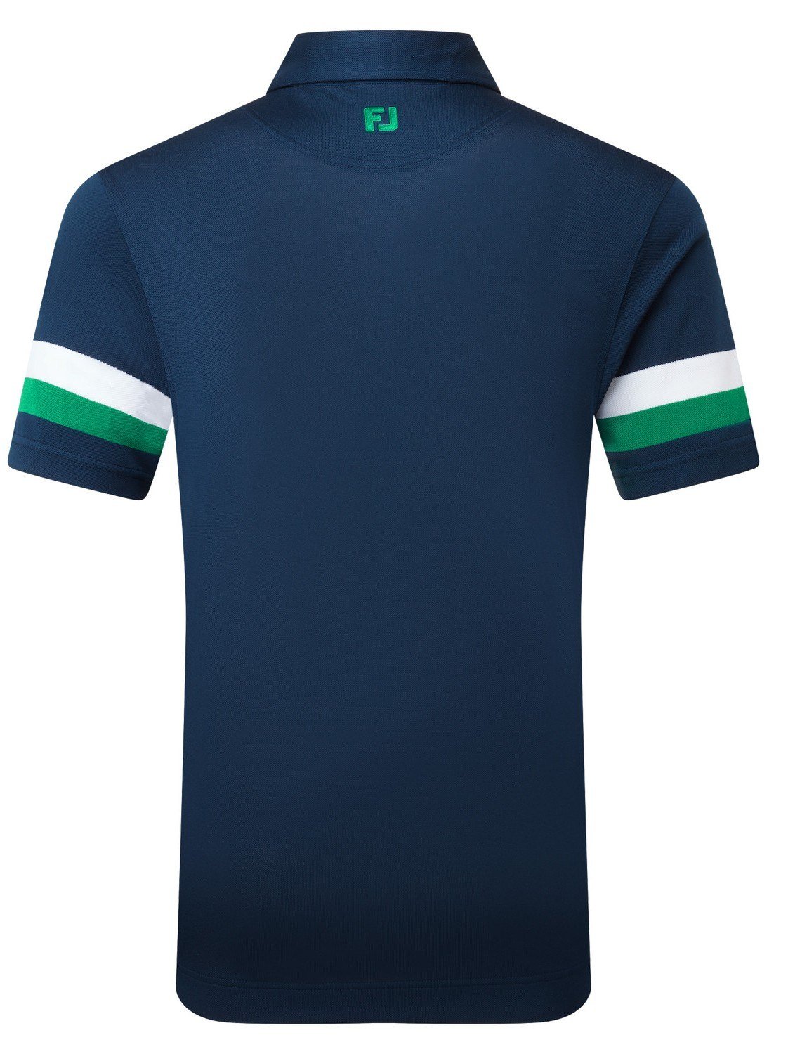FootJoy Sleeve Stripe Pique polo homme, navy/field green/white