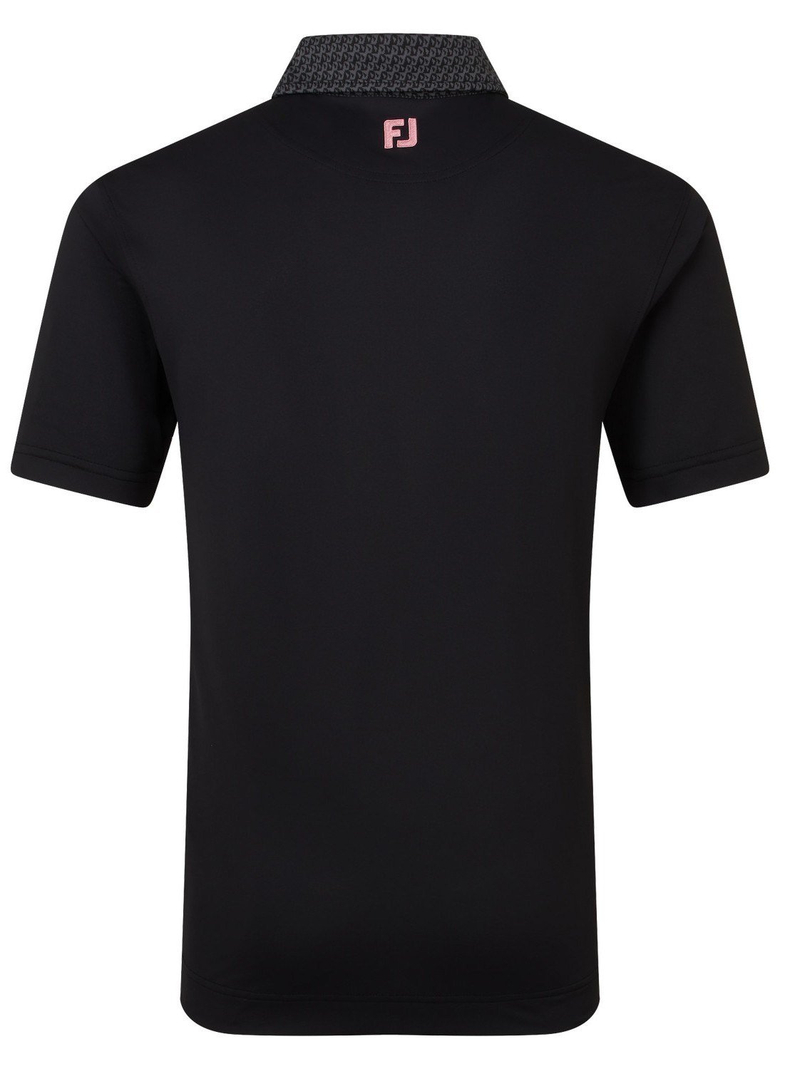 FootJoy Star Geo Trim Pique polo homme, noir