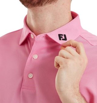 FootJoy Stretch Pique Solid polo homme, pink pop