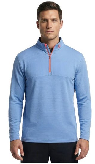 FootJoy Angled Ottoman Chill-Out sweatshirt homme, coastal blue