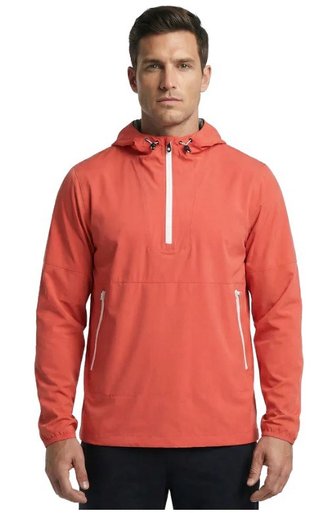 FootJoy HydroLite X Hoodie veste homme, nantucket red