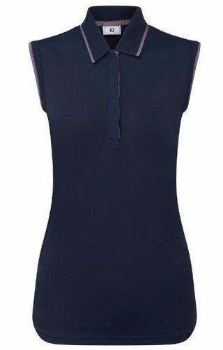 FootJoy Sleeveless polo femme, marine