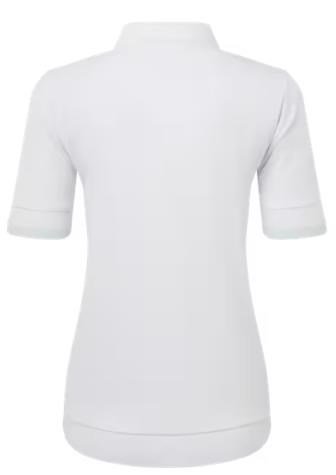 FootJoy Texture Knit polo femme, blanc/bleu glacial