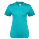 FootJoy Zip Blade polo femme, tonal tile blue print