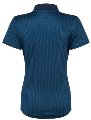 FootJoy Zip Blade polo femme, tonal tile navy print