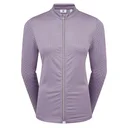 FootJoy Midlayer Full Zip Printed Sleeve sweat femme, dusty violet
