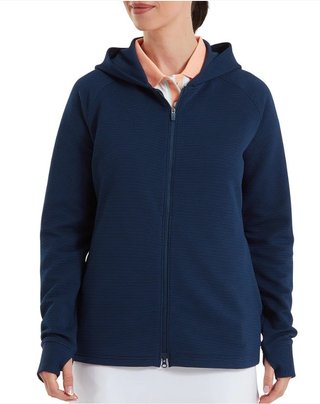 FootJoy Full-Zip Ottoman Hoodie sweat-shirt femme, navy