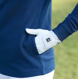 FootJoy Full-Zip Ottoman Hoodie sweat-shirt femme, navy
