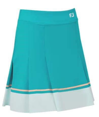 FootJoy Pleated jupe-short femme, tile blue/glacial blue