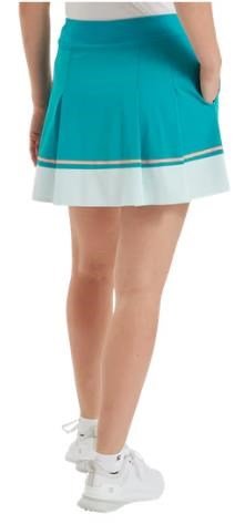 FootJoy Pleated jupe-short femme, tile blue/glacial blue