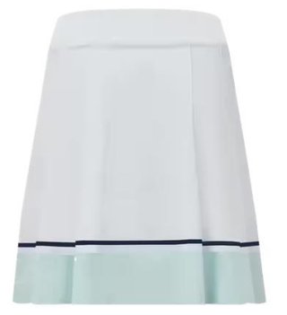 FootJoy Pleated jupe-short femme, blanc/marine
