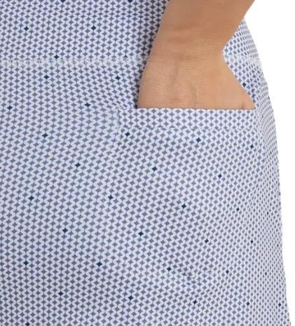 FootJoy Curve Geo Dot Aerial jupe-short femme, dusty violet/navy