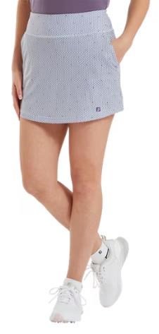 FootJoy Curve Geo Dot Aerial jupe-short femme, dusty violet/navy