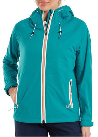 FootJoy HydroKnit veste femme, bleu/blanc/desert peach