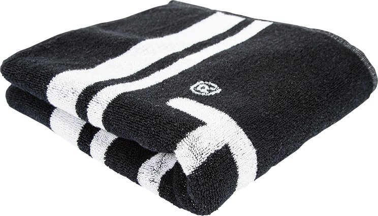 JuCad golf towel XXL Pro 50x100 cm serviette, noir