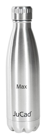 JuCad Stainless Steel Insulated Bottle, personnalisable