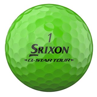 Srixon Q-Star Tour Divide balles de golf, blanc/lime