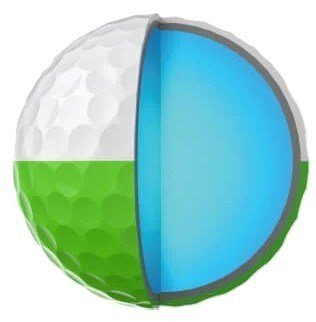 Srixon Q-Star Tour Divide balles de golf, blanc/lime