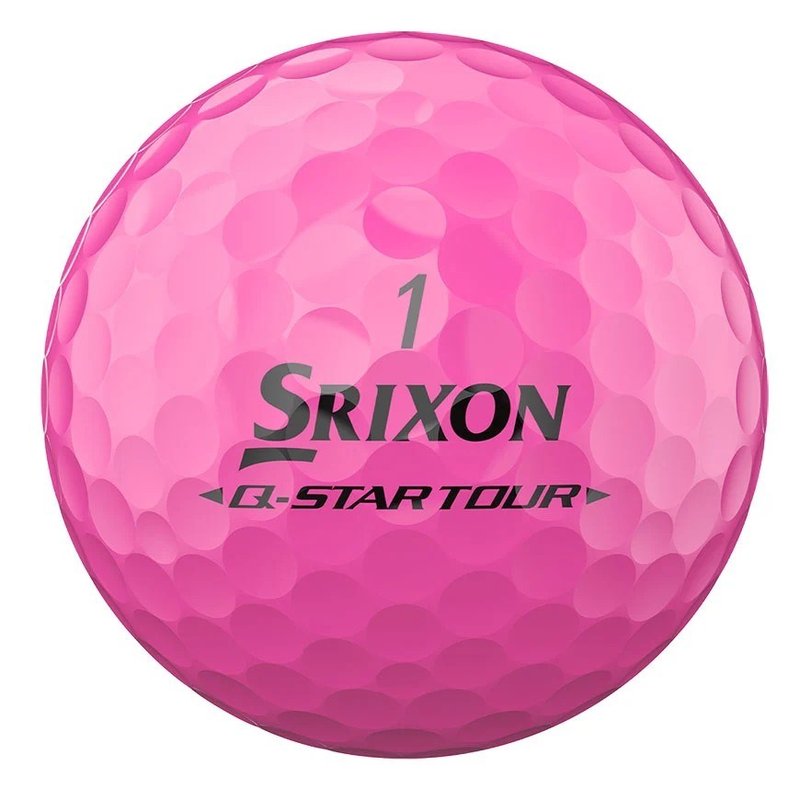 Srixon Q-Star Tour Divide balles de golf, blanc/rose