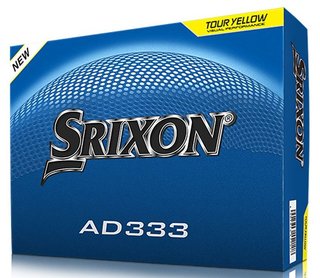 Srixon AD333 balles de golf, jaunes