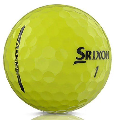 Srixon AD333 balles de golf, jaunes