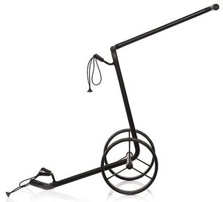JuStar Black chariot manuel 2 roues, noir mat