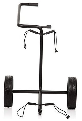 JuStar Black chariot manuel 2 roues, noir mat