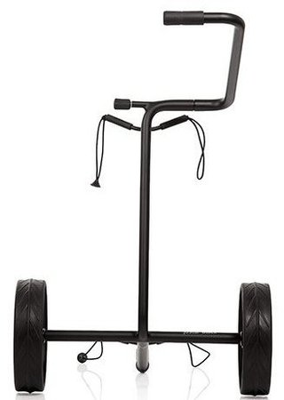 JuStar Black chariot manuel 2 roues, noir mat