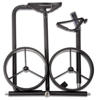 JuStar Black chariot manuel 2 roues, noir mat