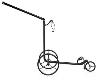 JuStar Black 3-Wheeled chariot manuel, noir mat