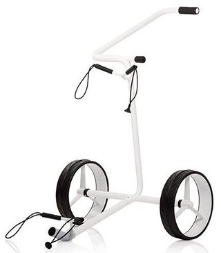 JuStar White chariot manuel, blanc brillant