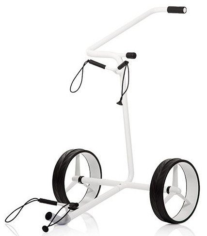 JuStar White chariot manuel, blanc brillant