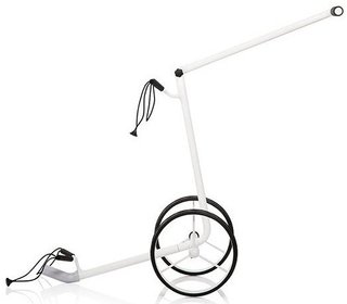 JuStar White chariot manuel, blanc brillant