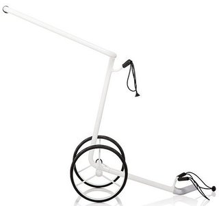 JuStar White chariot manuel, blanc brillant