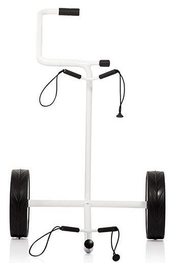 JuStar White chariot manuel, blanc brillant