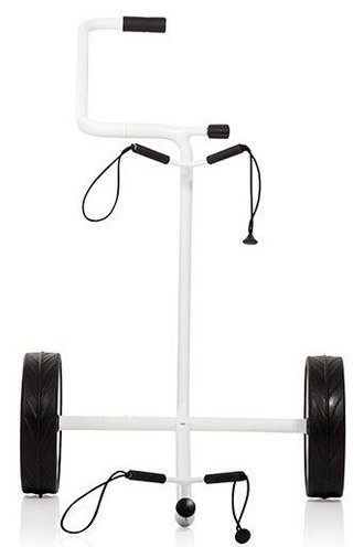 JuStar White chariot manuel, blanc brillant