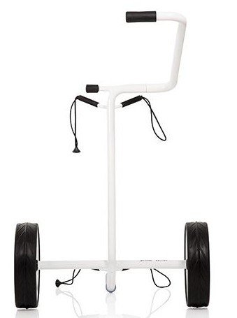 JuStar White chariot manuel, blanc brillant
