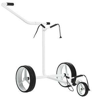 JuStar White 3-Wheeled chariot manuel, blanc brillant