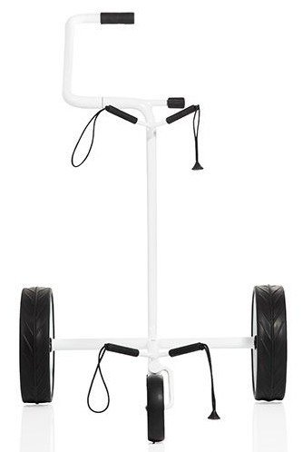 JuStar White 3-Wheeled chariot manuel, blanc brillant