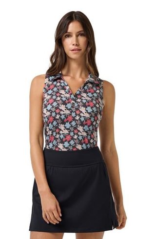 Travis Mathew Course Time polo femme, noir