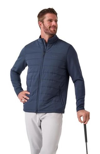 Travis Mathew Point of Sail Full-Zip veste homme, mood indigo