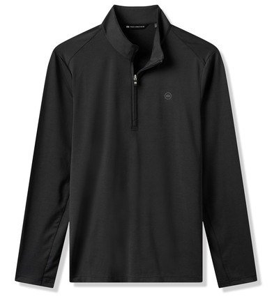Travis Mathew Heater Pro 1/4Zip sweat-shirt homme, noir