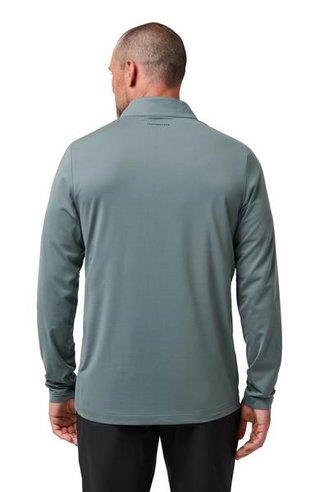 Travis Mathew Heater Pro 1/4Zip sweat-shirt homme, balsam green