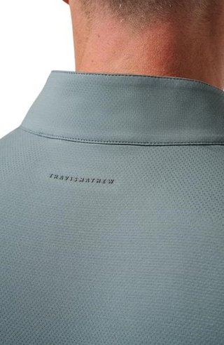 Travis Mathew Heater Pro 1/4Zip sweat-shirt homme, balsam green