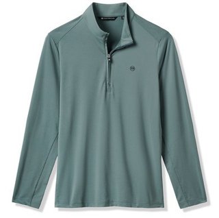 Travis Mathew Heater Pro 1/4Zip sweat-shirt homme, balsam green