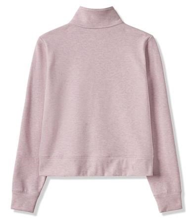 Travis Mathew Cloud Fleece Half-Zip sweat femme, heather violet ice