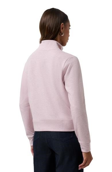 Travis Mathew Cloud Fleece Half-Zip sweat femme, heather violet ice