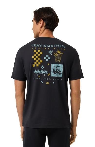 Travis Mathew Beverage Cart Tee t-shirt homme, noir
