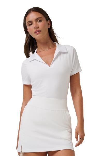 Travis Mathew Skyloft Light polo femme, blanc