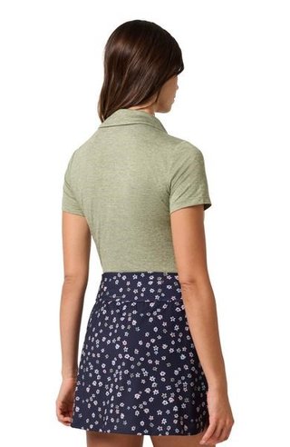 Travis Mathew Skyloft Light polo femme, heather oil green